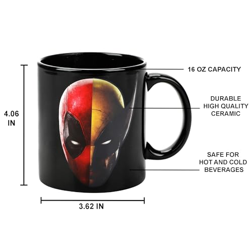 Taza cerámica Reactiva al Calor Deadpool & Wolverine 16 oz miniatura 2