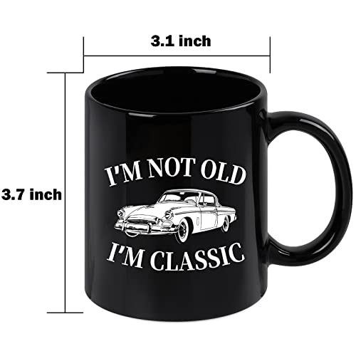 Maustic Birthday Gifts For Men, I'm Not Old I'm Classic Funny Coffee Mug, Dad Birthday Gift, Funny Gifts For Men Car Lovers, Fathers Day Christmas Gifts For Men, Dad, Grandpa, Uncle, Husband, 11 Oz #TOP6