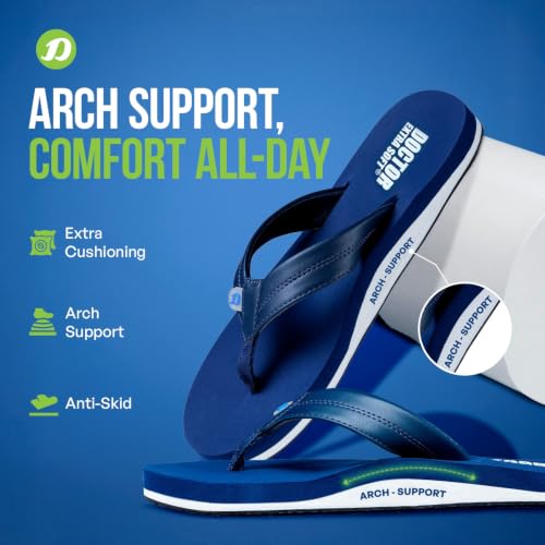 Image of DOCTOR EXTRA SOFT Thong Arch Support Ortho Slippers for Mens D-38