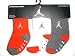 Nike Air Jordan Newborn Baby Socks, 3 PAIRS, Size 12 - 24 Months