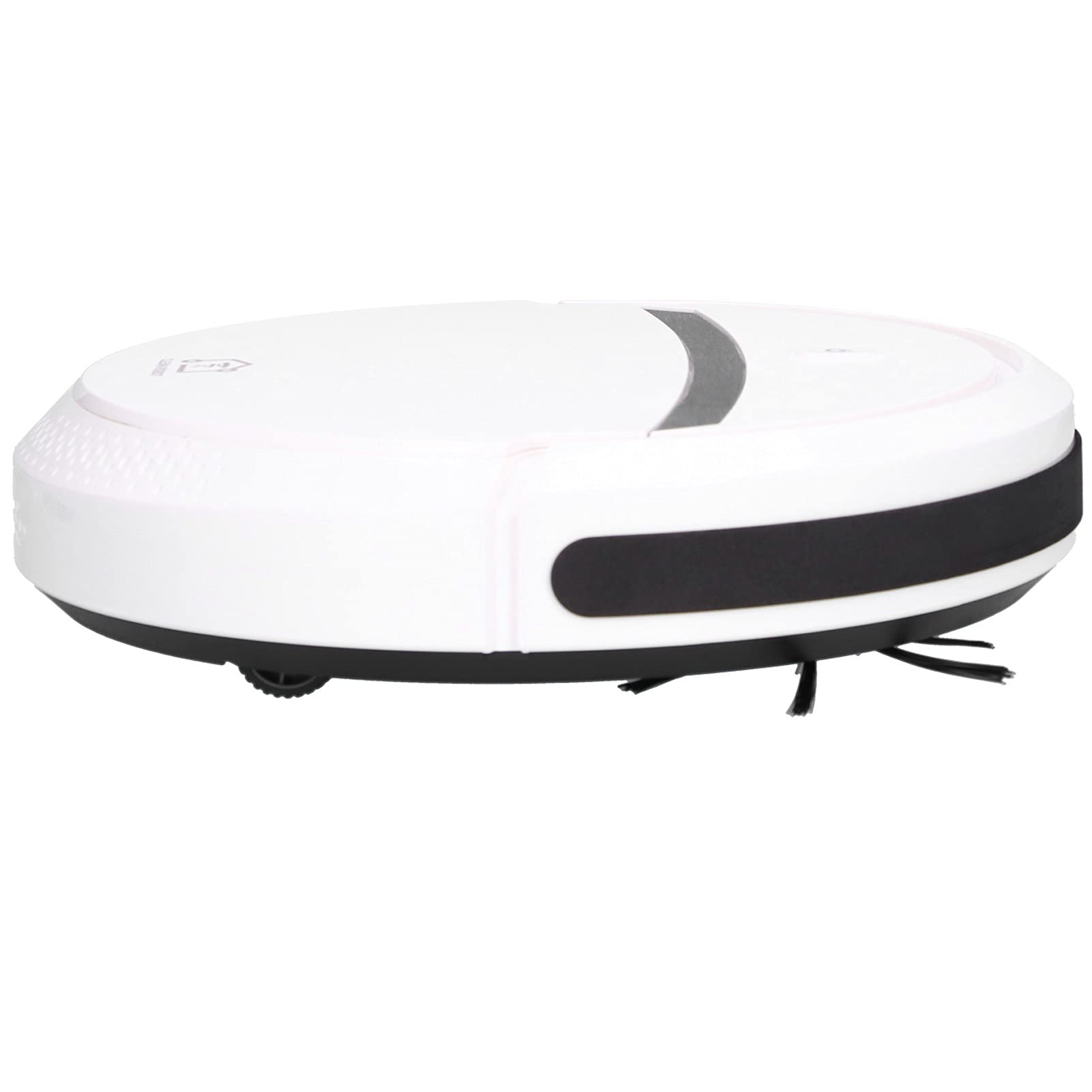 3 in 1 Smart Sweeper Aspirapolvere Automatico a Tempo Ridotto Ricarica USB Buono per peli di Animali Domestici,Robot aspirapolvere, Tappeti, Pavimenti duri, Forte aspirazione, Silenzioso(Bianco)