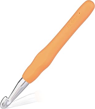 QMNNMA 10 mm Crochet Hook, Ergonomic Crochet Hooks for Arthritic Hands