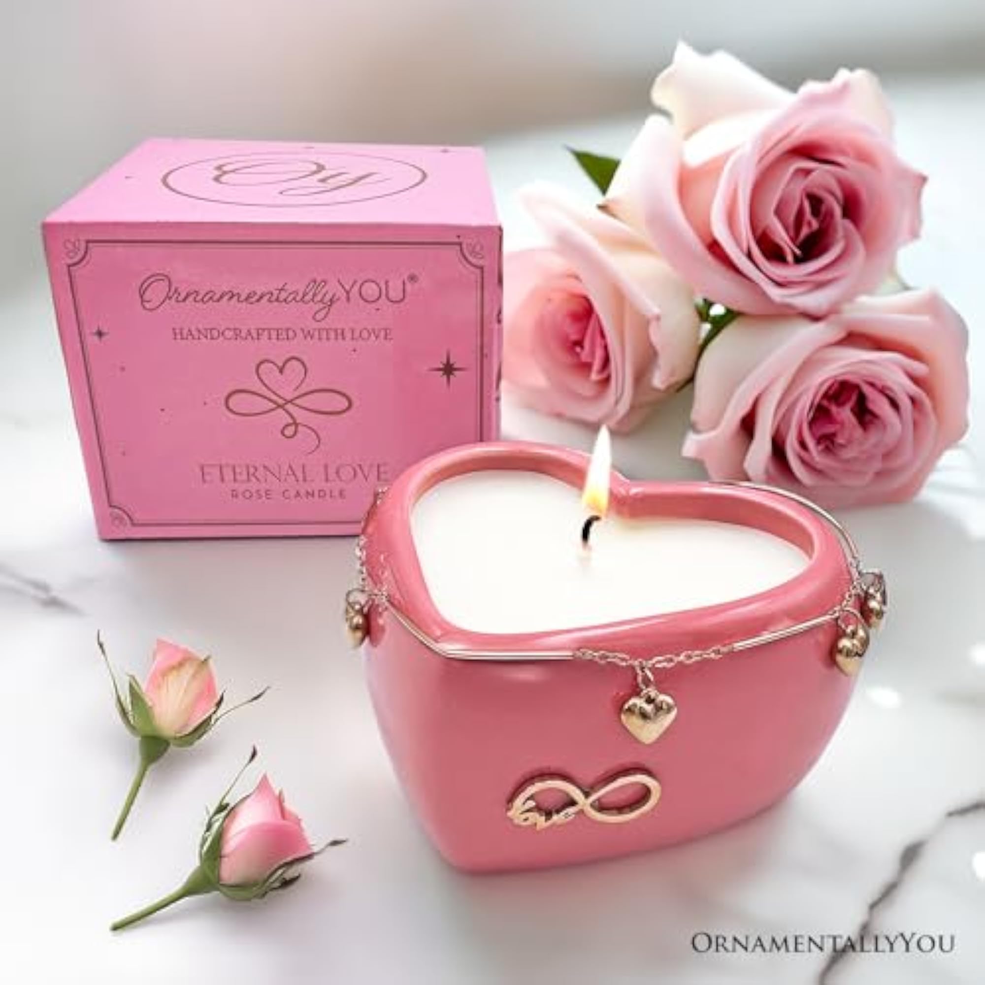 Heart Shaped Eternal Love Candle Gift