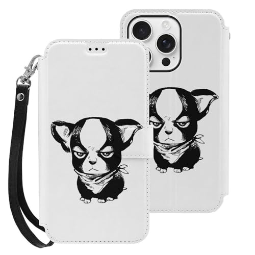 iPhone16 Pro用ケース 手帳型 ジョジョの奇妙な冒険 イギー アイフォン16 Pro用ケース 財布型 スマホケース PUレザー おしゃれ カード収納 スタンド機能 携帯カバー 耐衝撃 2025年新型