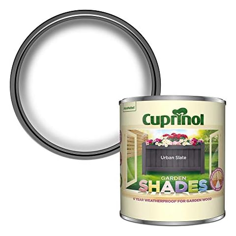 Cuprinol 5316967 Garden Shades Exterior Woodcare, Urban Slate 1 Litre Cover