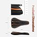 JFYUJHSGN Bike Seat Cushion for Bianchi Veloce Vertigo Via Narone Via Nirone 7 All-Road, Gel & Memory Foam Bicycle Seat Pad Anti-Slip Bicycle Seat Cover Shock Absorbing Bike Saddle for Men and Women