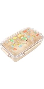 Amazon｜クツワ mizutamaさん 密封4点留め一段弁当箱 500ml MU001 日本