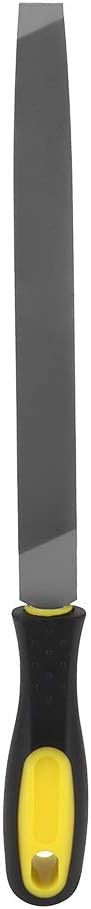 Blade File with Handle 6 In, File,8 Inch Flat File Durable Steel File for Concave, Convex, And Flat Surfaces, Comfortable Anti Slip Grip, Double Cut and Single Cut Tool Sharpener for Professionals and