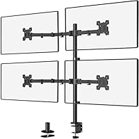 Algopix Similar Product 3 - WALI Quad Monitor Desk Mount 4 Monitor