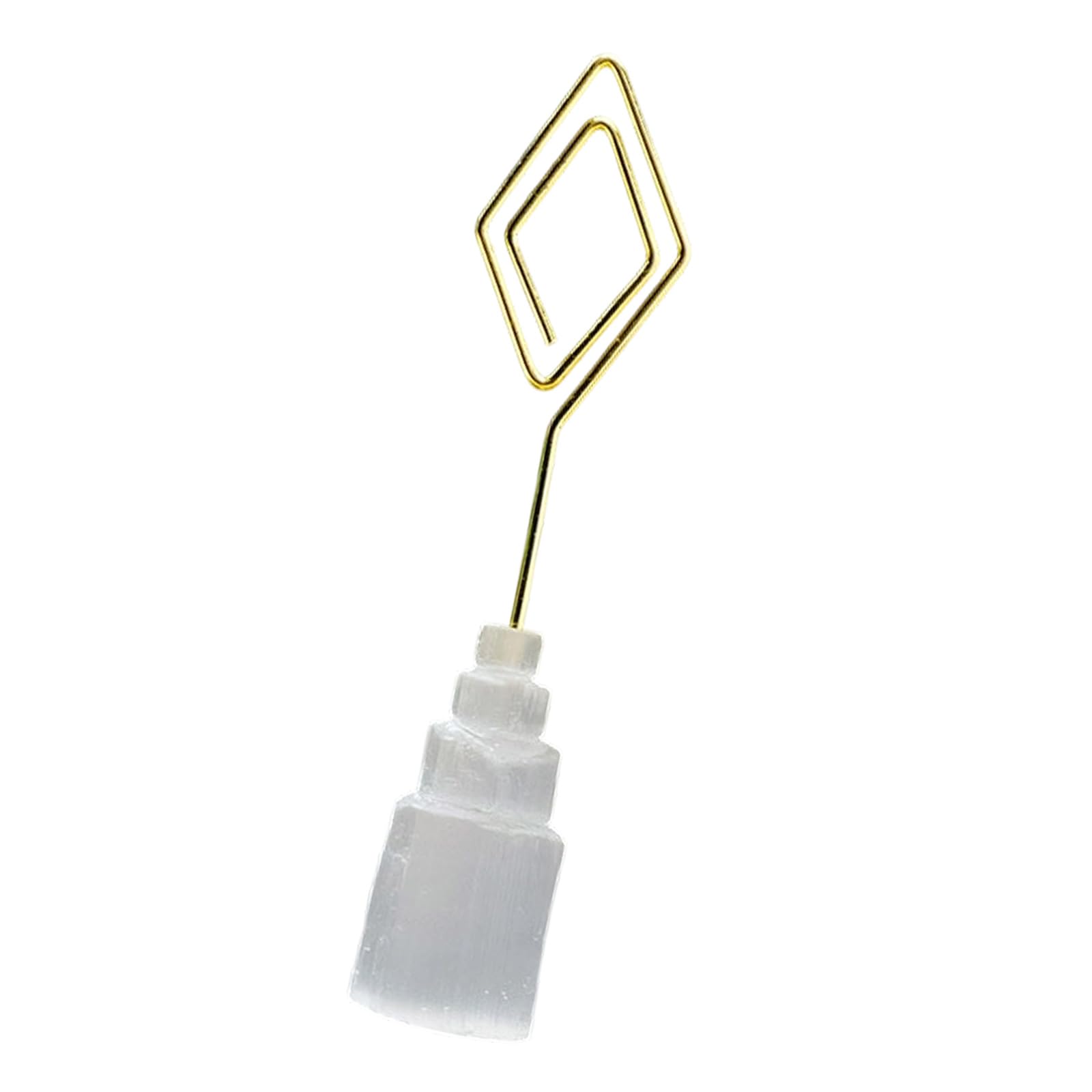 Tsophreniq Unique Heart Music Note Flowers Shape Memos Clip Natural Gypsum for Wedding Party Decoration and Desktop Use Event Decoration