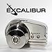 Excalibur Vertical Windlass Anchor System with Capstan - 600W 12V DC, 992 lbs Pulling Power, 316 Stainless Steel Housing, Chain 1/4 Inch HT G4 and Rope 1/2 Inch, for Boats 40 FT