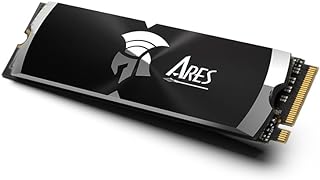 DATO 内蔵SSD 1TB M.2 2280 PCIe Gen4x4 SSD 内蔵型 ソリッドステートドライブ (最大7200/6850MB/s) - ARES DARK SWORD - 黒