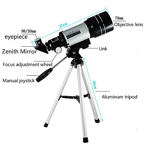 Telescopio Astronómico Reflector Portátil 70mm para Principiantes miniatura 4