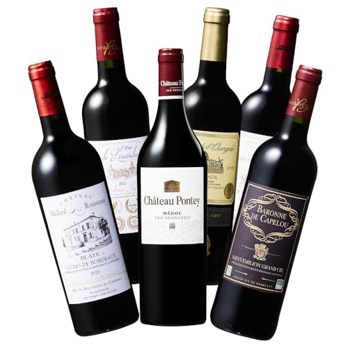 マイワインクラブ 【福袋】サンテミリオン & クリュ・ブルジョワ が必ず入る すべて ボルドー 金賞 赤ワイン 6本 750ml