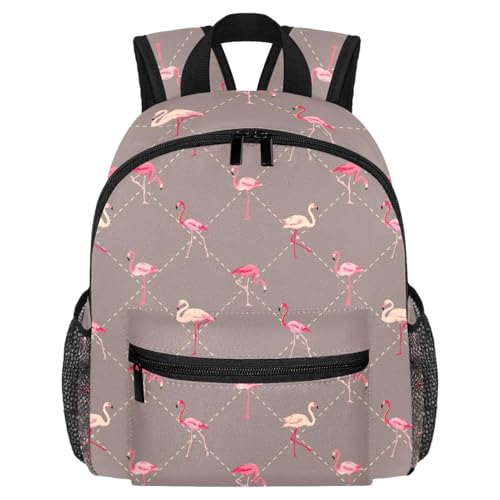 Sac à dos léger marron anti fatigue avec poches pour bouteilles d'eau
