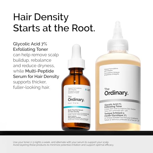 Image of The Ordinary Multi-Peptide Serum for Hair Density and Scalp Support, Peptide-Powered Formula for Thicker, Fuller Looking Hair, 60ml