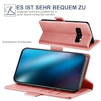 für Samsung Galaxy S10 Hülle mit Schutzfolie, Handyhülle Galaxy S10 Standfunktion Kartenfach Wallet Premium Leder Schutzhülle S10 Flip Case Cover Stoßfeste Klapphülle… – Ansicht 5