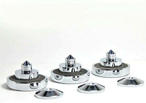 4Sets 28 * 38mm Pure Copper Speaker Cabinet Amplifier Spike Feet Pads Base