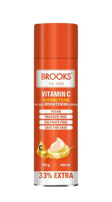 Brooks Shaving Foam Vitamin C 400Ml (B0D2XGDW8D) Amazon Price History, Amazon Price Tracker