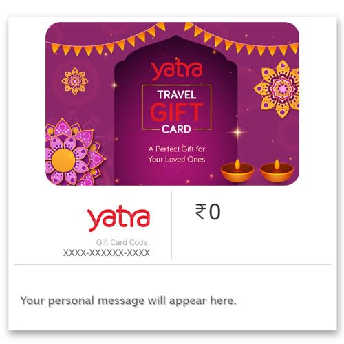 Yatra | Flat 6% off | E-Gift Card | Instant Delivery | Valid for online purchase | 1 year validity