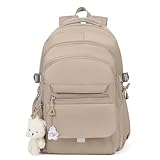 Matériau du sac à dos pour filles de qualité supérieure : ce sac à dos d'école pour femmes et filles est fabriqué en matériau imperméable, léger et facile à nettoyer. Les tissus de qualité supérieure et les finitions détaillées rendent ce joli sac à dos pour femme et adolescente beaucoup plus résistant.
