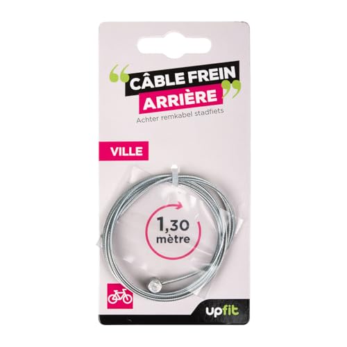 UPFIT - Câbles et gaines de frein vélo, Câbles pour vélo, Freins pour vélo - Câble de frein arriève vélo, Câble de frein universel VTC/VTT - Longueur...