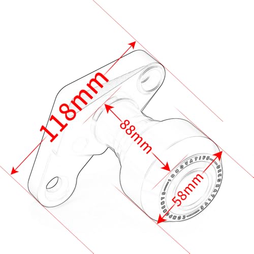 image for Mokiton Motorcycle Frame Sliders Crash Bar Protector Compatible with K