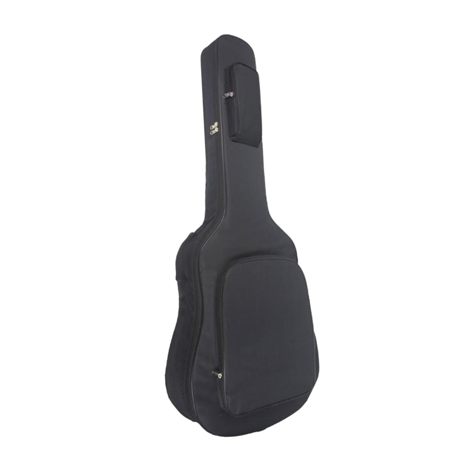 kowaku Housse de Guitare 36" à 38" en Sac à Dos, Housse de Protection en Tissu Oxford à Rembourrage Épais et Imperméable, Étui de Guitare avec Poignée et Poche Accessoires, pour Voyage, Noir