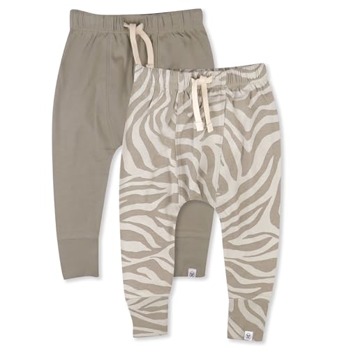 Image of Multipack Honest Pants Joggers Pull on 100% Organic Cotton for Infant Baby and Toddler, Boys, Girls, Unisex