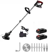 RoçAdeira E Aparador De Grama EléTrico 1580w, Profissional Em Gramas E Arbustos,(2 baterias)