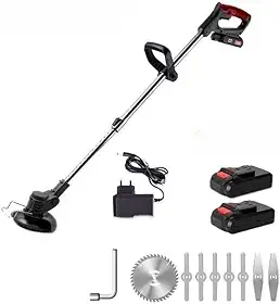 RoçAdeira E Aparador De Grama EléTrico 1580w, Profissional Em Gramas E Arbustos,(2 baterias)