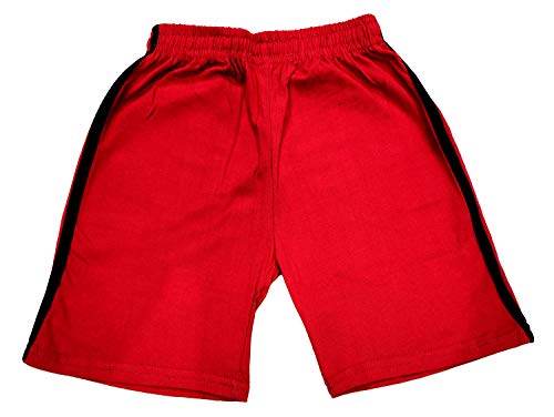 Image of LOVO Boys Cotton Solid Bermuda Shorts Pack of 3