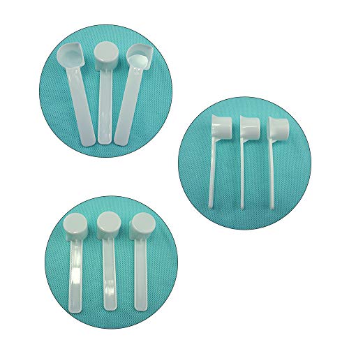 Anself 30PCS 8ML Plastic Coffee Powder Colher de medição BPA Free