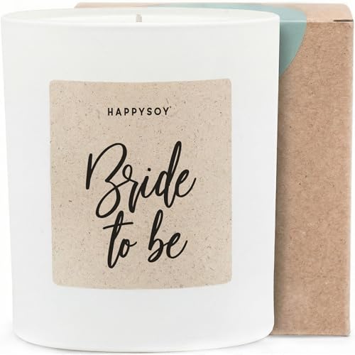 Regalos para bodas – Vela perfumada con texto – Regalo de boda, vela de boda, regalo creativo, amor – Vela hecha a mano – Cera de soja – Blanco
