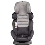 Booboo Fino Kinderautositz und Reboarder für alle Altersklassen - Gruppe 0+/1/2/3 (0-36 Kg) Dark Grey Melange