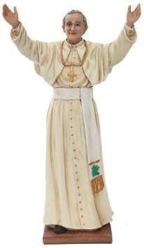 10.5 Inch Pope John Paul II Religious Resin Statue Figurine