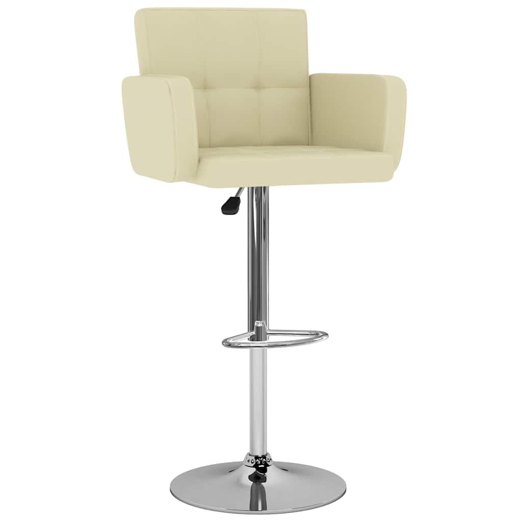 Tabouret de bar moderne lot de 2 en cuir synthétique pour îlot central