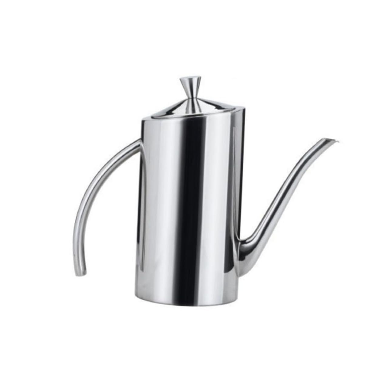 TOYANDONA Botella de Aceite de Acero Inoxidable Dispensadora de Aceite para Cocina Botella de Vinagre Prueba de Fugas para Uso Casa y Restaurante