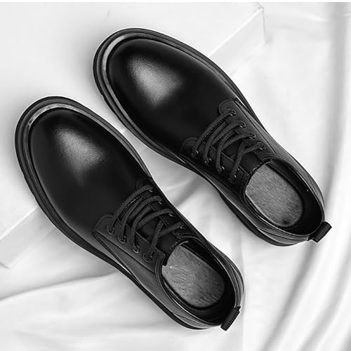 Men's Breathable Casual Dress Shoes with Leather Insole Heightening, Business and Wedding Shoes for Men2
