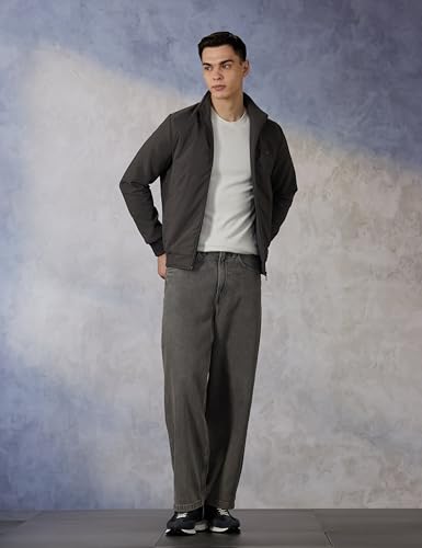 Image of Qube by Fort Collins Hooded Light Jacket for Men - Stylish Winter Jacket for Daily use, Perfect for Layering