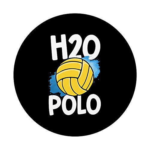H2O Polo Water Polo Shirt Funny Player Ball Swim Men Boys PopSockets PopGrip: Ausziehbarer Sockel und Griff für Handys/Tablets mit Tauschbarem Top