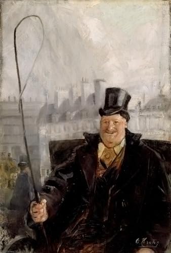 Toile Parisien de Christian Krohg impression moderne 60x90cm pour salon
