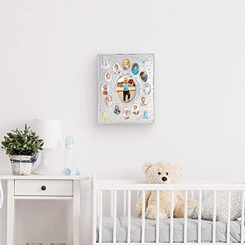 Miniatura 7 de LASODY Marco de fotos del primer año del bebé, primer año por mes,Marco de fotos de bebé