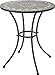 Siena Garden Como Bistrotisch, matt-schwarz/dunkelgrau Baby,Schwarz günstig Kaufen-Siena Garden Como Bistrotisch, matt-schwarz/dunkelgrau