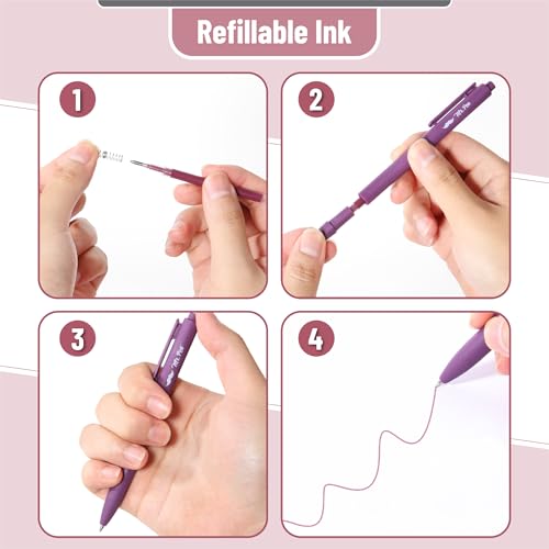 Image of Mr. Pen- Retractable Gel Pens, 22 Pack, Vintage Ink, Fine Point 0.7mm