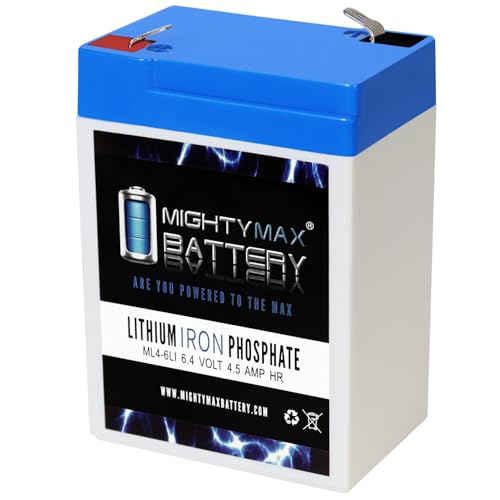 Mighty Max Battery ML4-6LI - 6 Volt 4.5 AH Deep
