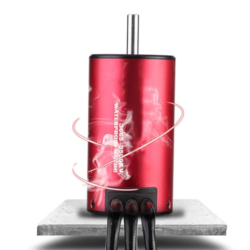 RC Auto Bürstenloser Motor, 2900KV 3500KV Wasserdichter bürstenloser Motor für 1/8 1/10 RC-Autozubehörteil(3500KV)