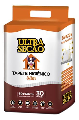 Kit C/ 4 Tapete Higiênico Ultra Secão Branco 60x60 30un