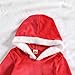 Baby Sweater Baby Boy Girl Christmas Clothes Crewneck Oversized Long Sleeve Bodysuit Outfit 3-18 (Red, 12-18 Months)