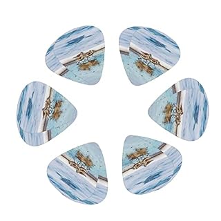 Shorebird Sandpipers Running Beach Lot de 12 médiators pour guitare acoustique électrique - Les Beatles, Paul McCartney, John Lennon, RIngo Starr, George Harrison Shorebird Sandpipers Running Beach Lot de 12 médiators pour guitare acoustique électrique – Image 2